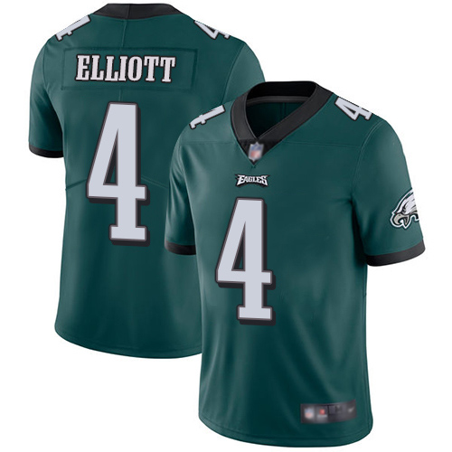 Men Philadelphia Eagles #4 Jake Elliott Midnight Green Team Color Vapor Untouchable NFL Jersey Limited Player